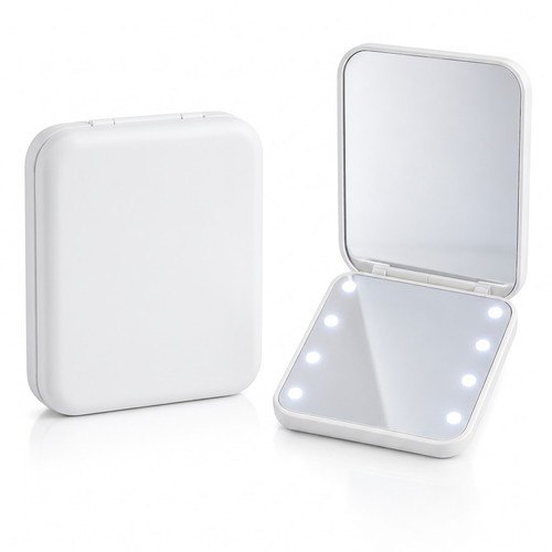 Led travel makeup mirror - travel,