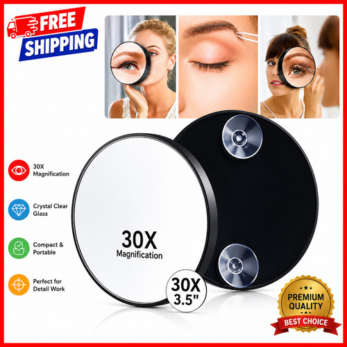 Round magnifying makeup - magnifying,