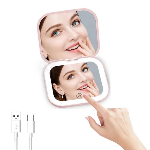 Compact vanity mirror 2x - mirror,
