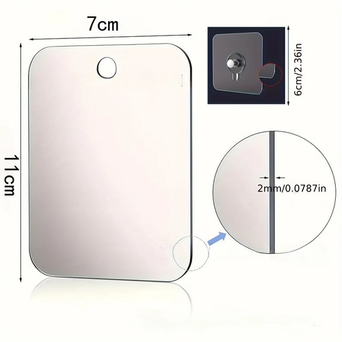 Fogless shaving mirror - fogless,