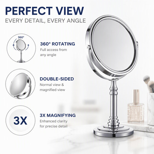 8in double side - double-side, mirror