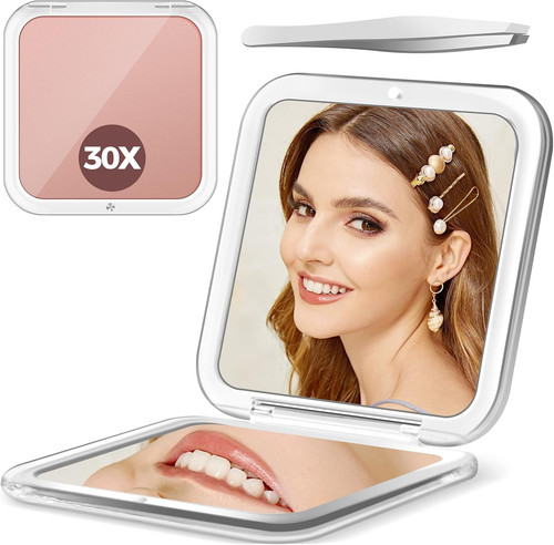 30x magnifying mirror compact - magnifying,