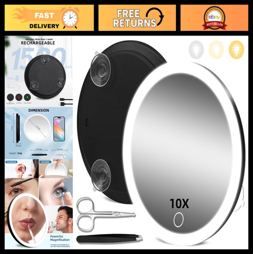 10x magnifying makeup mirror - 10x,
