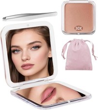 Mini Mirror, 1X/30X Magnifying