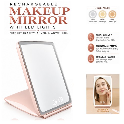 Makeup mirror led light - makeup,