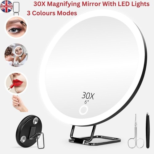 30x magnifying mirror led - magnifying,