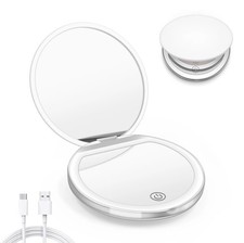 LED Travel Makeup Mirror 1X/3X